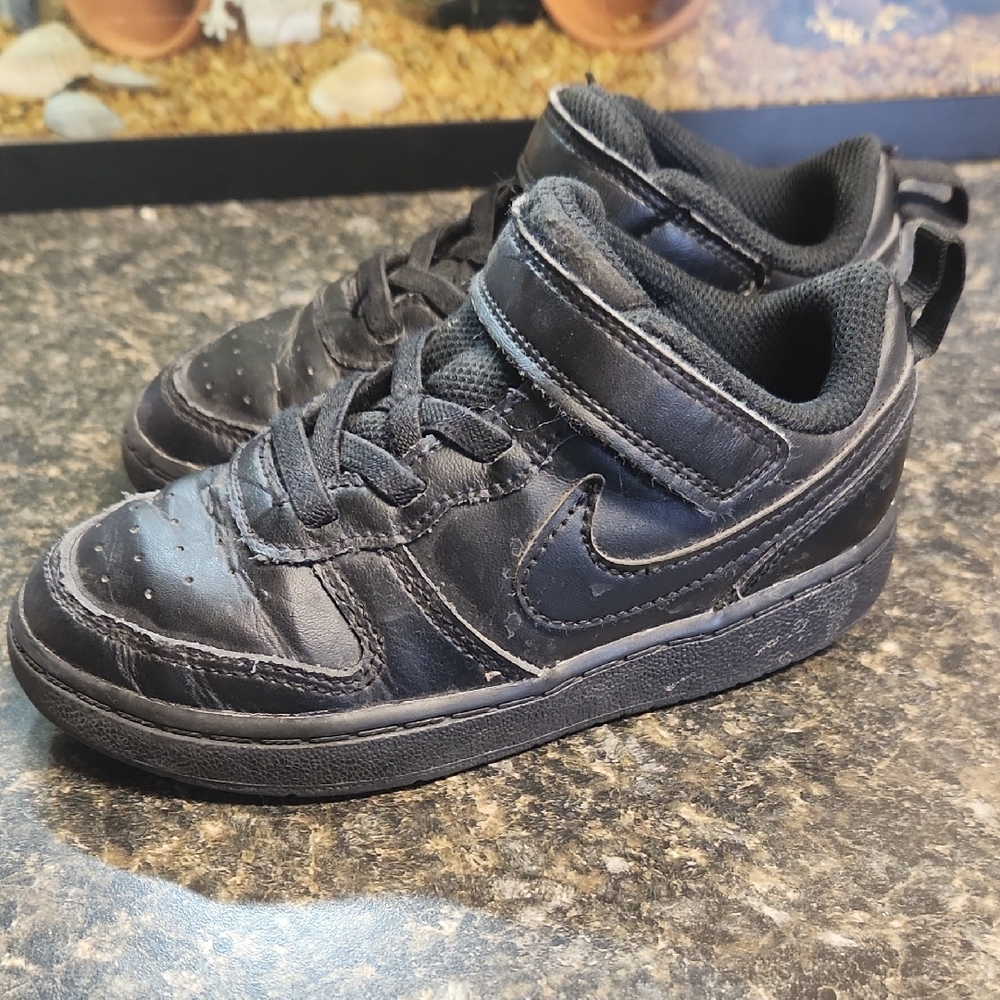 Nike Court Borough 9C Kids Sneakers Easy-On Air Force 1 Boys - Picture 3 of 6
